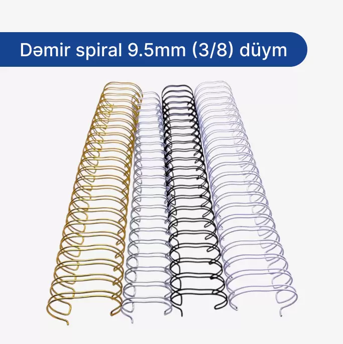 Dəmir spiral 9.5mm (3/8) düym