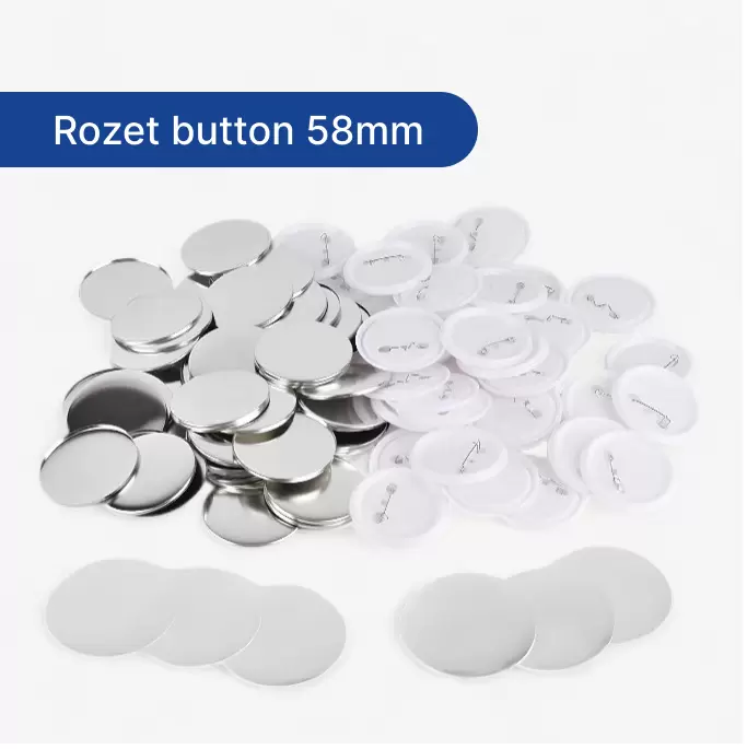 Rozet buton 58mm