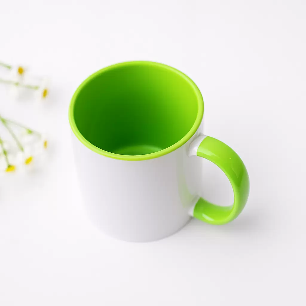 Sublim fincan/içi və qulpu rəngli