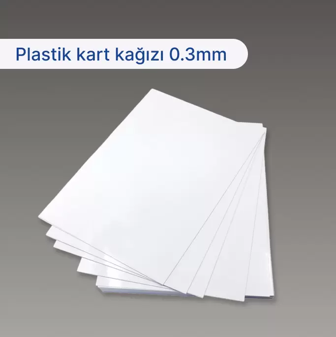 Plastik kart kağızı 0.3mm