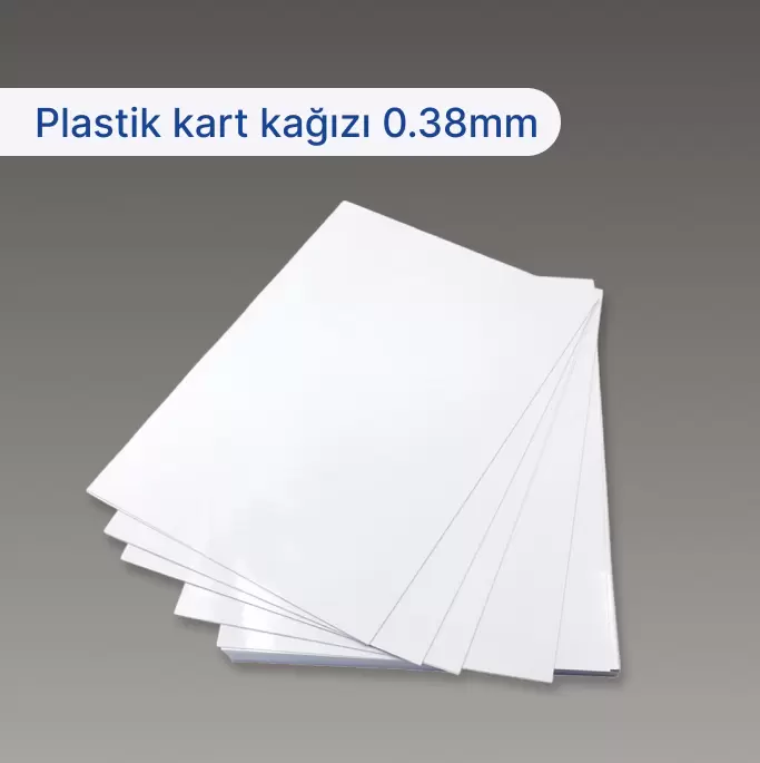 Plastik kart kağızı 0.38mm
