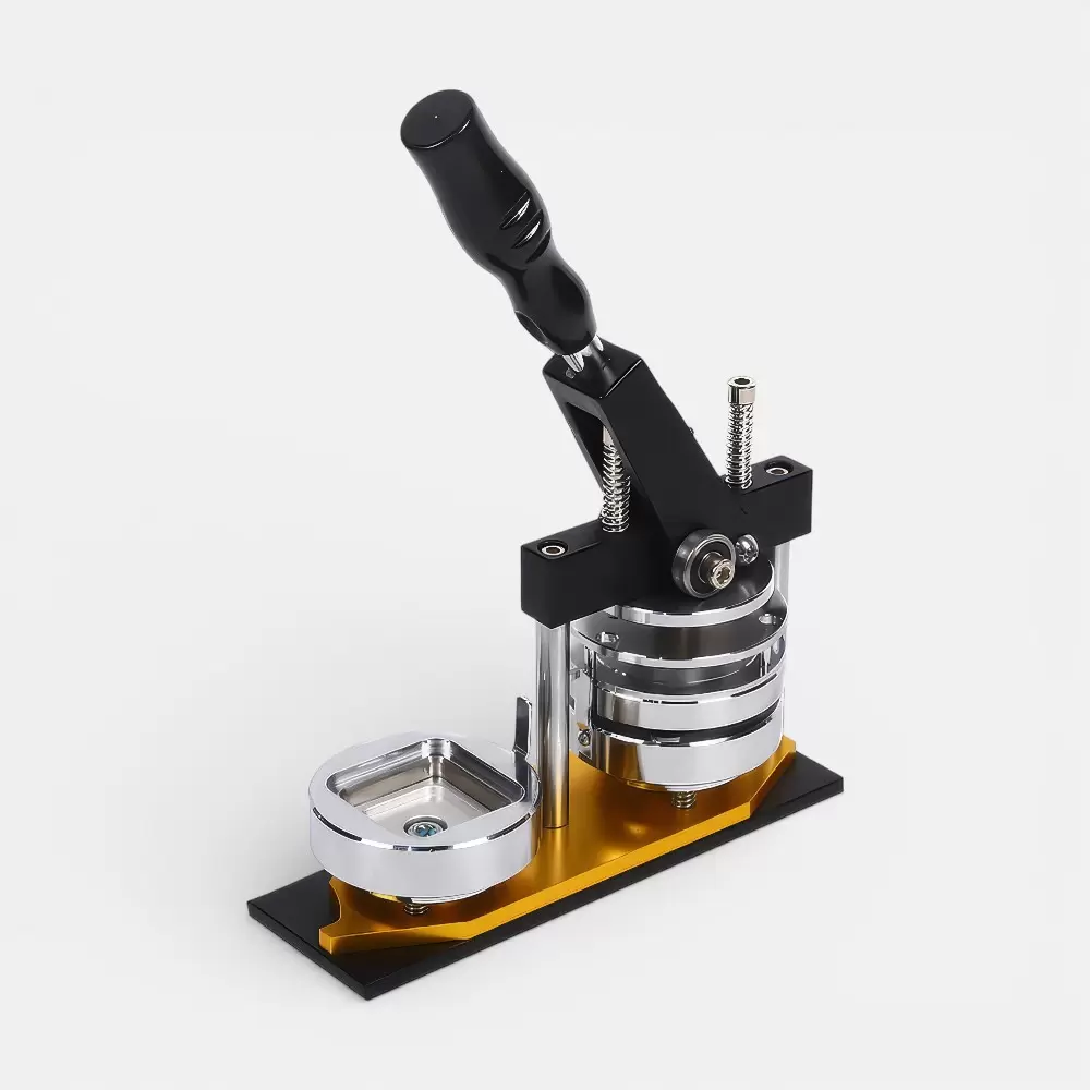 Square badge (button) press 50×50mm