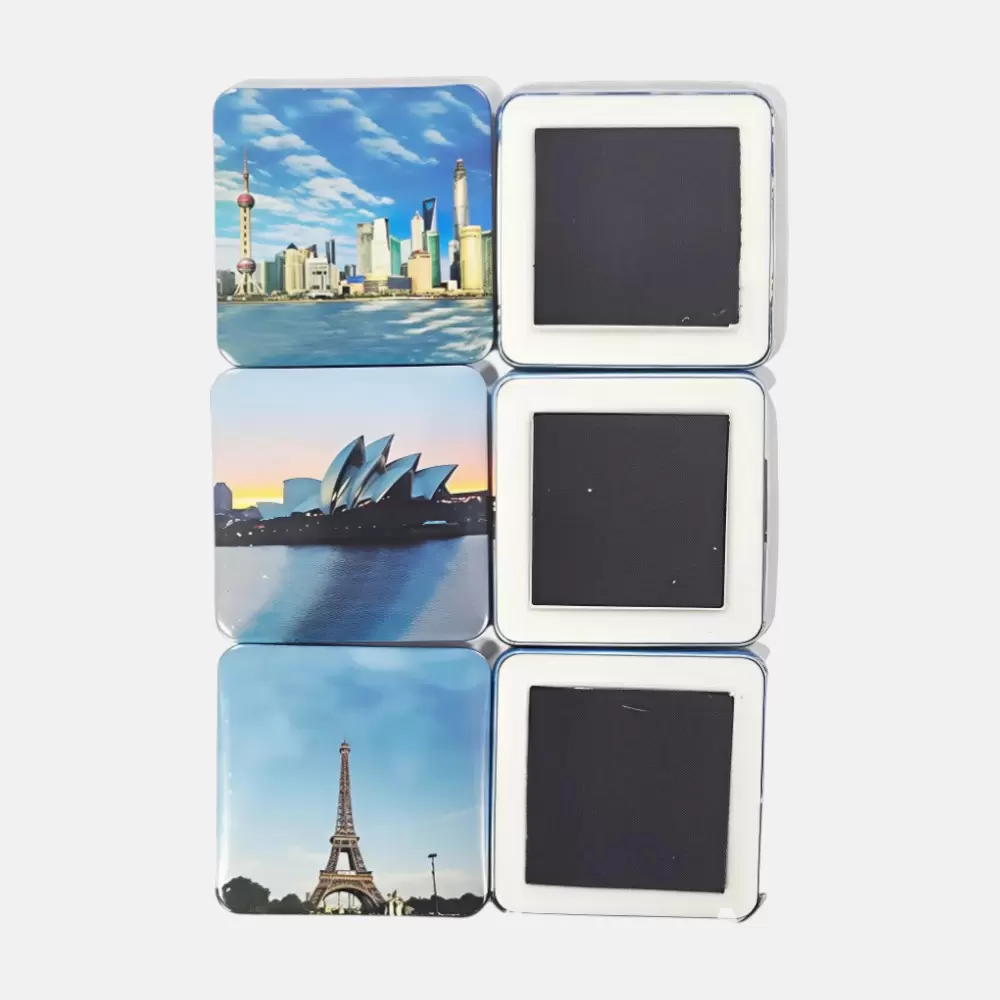 Square badge (button) press 50×50mm