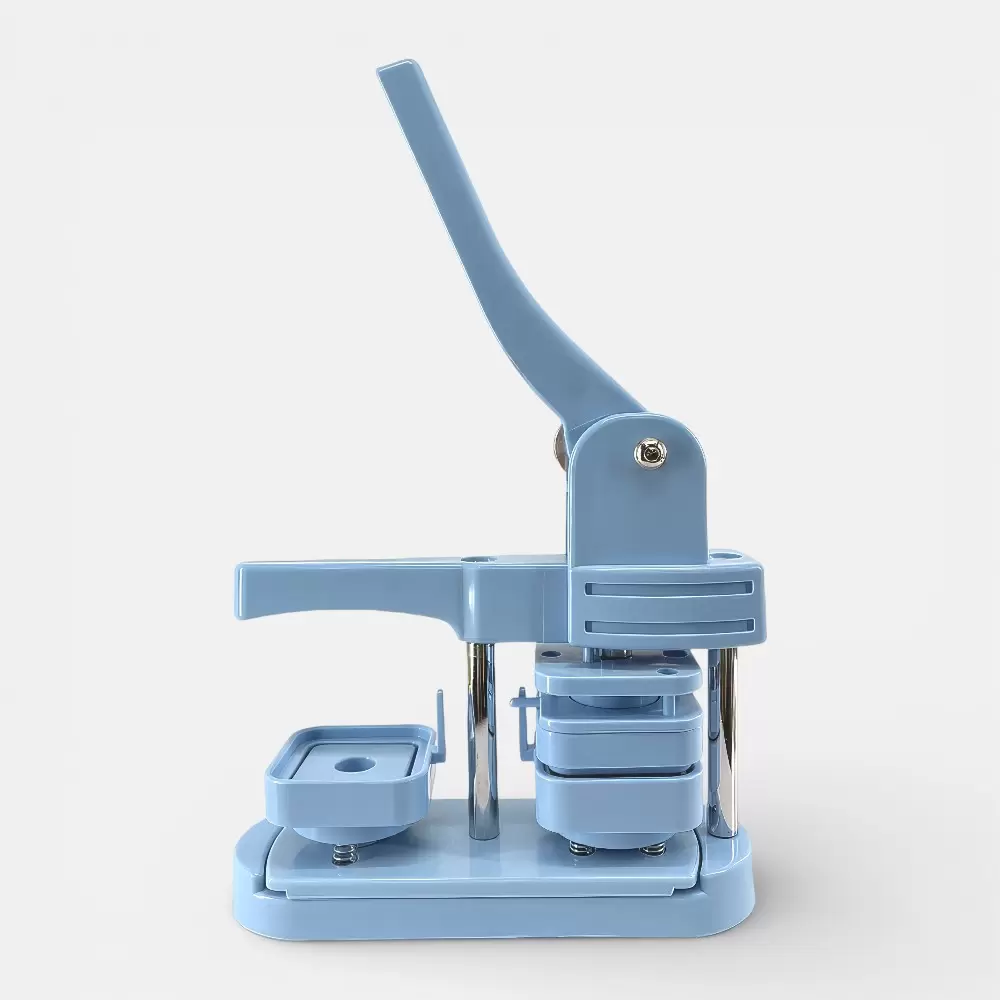 Square badge (button) press 50×50mm