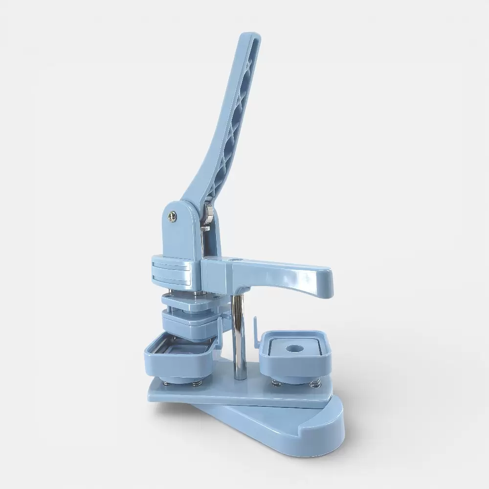 Square badge (button) press 50×50mm