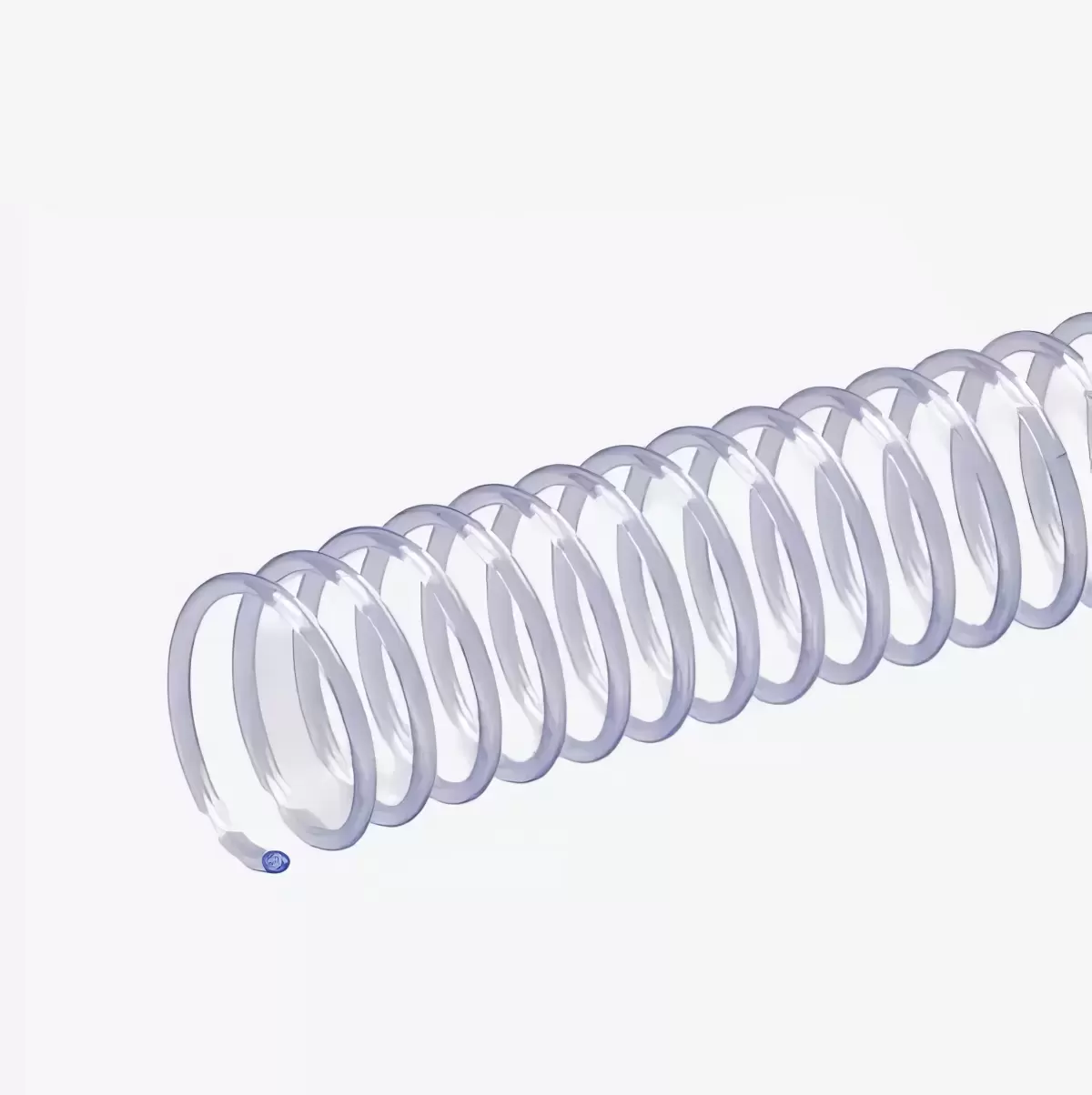 Plastik şəffaf spiral