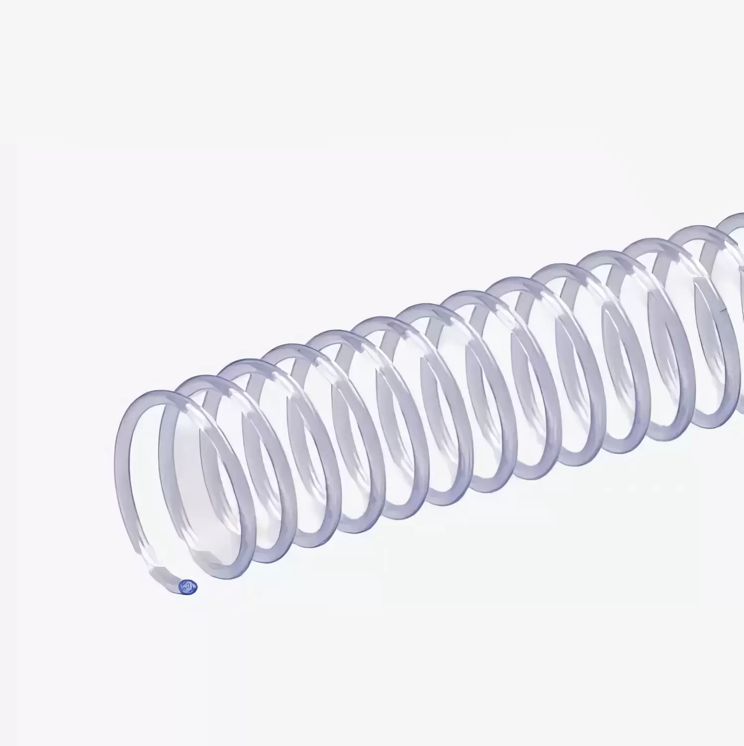 Plastik şəffaf spiral