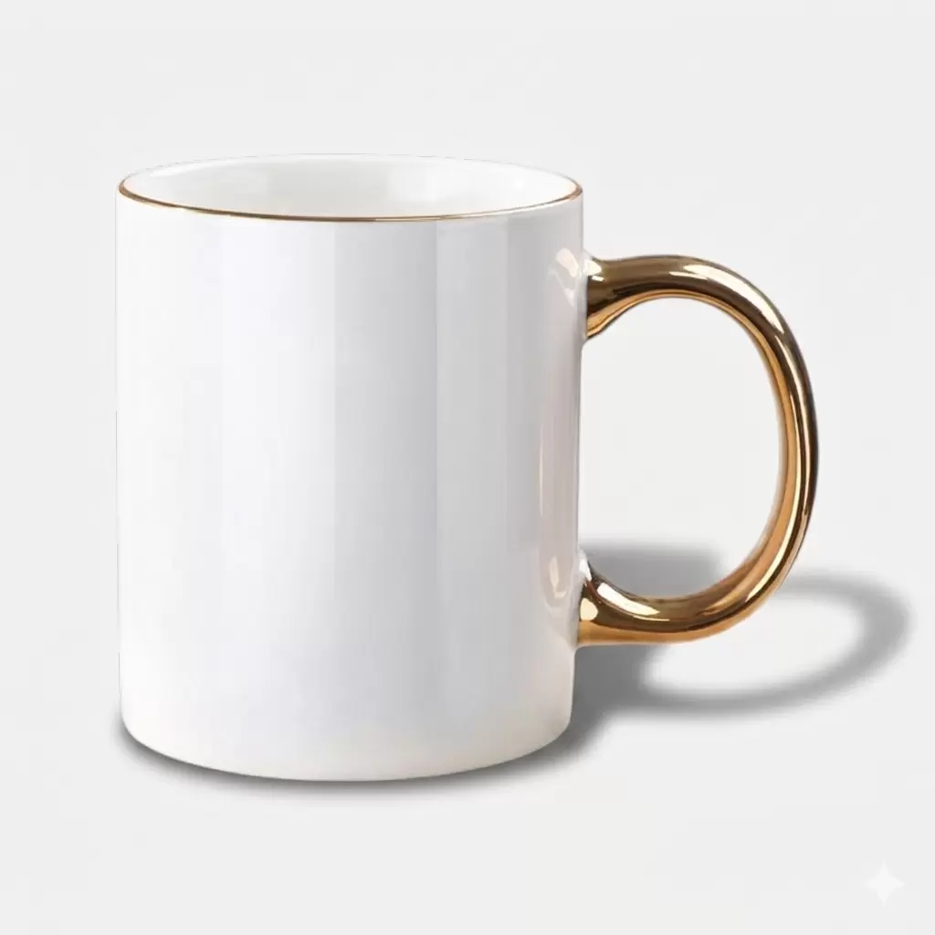 Sublim fincan qulpu qızılı 11oz