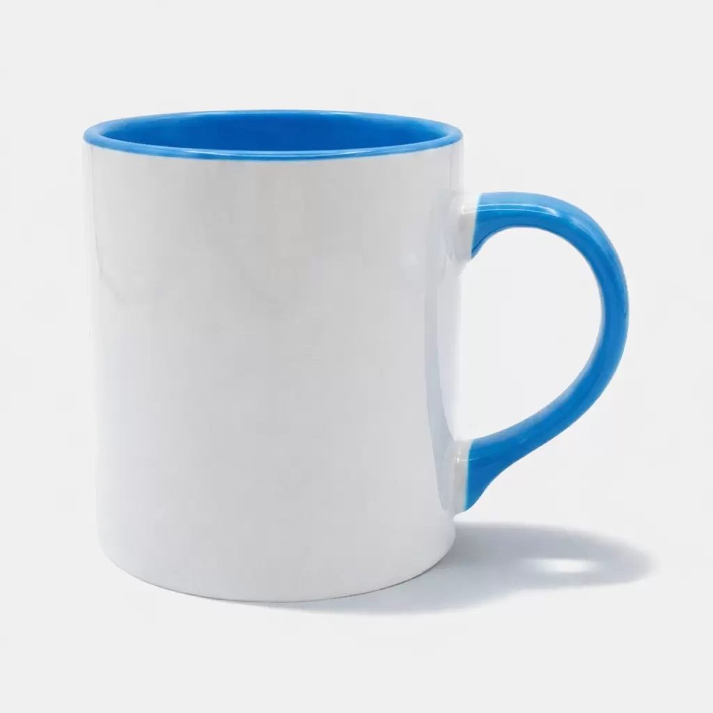 Sublim kiçik fincan/içi və qulpu rəngli 6oz